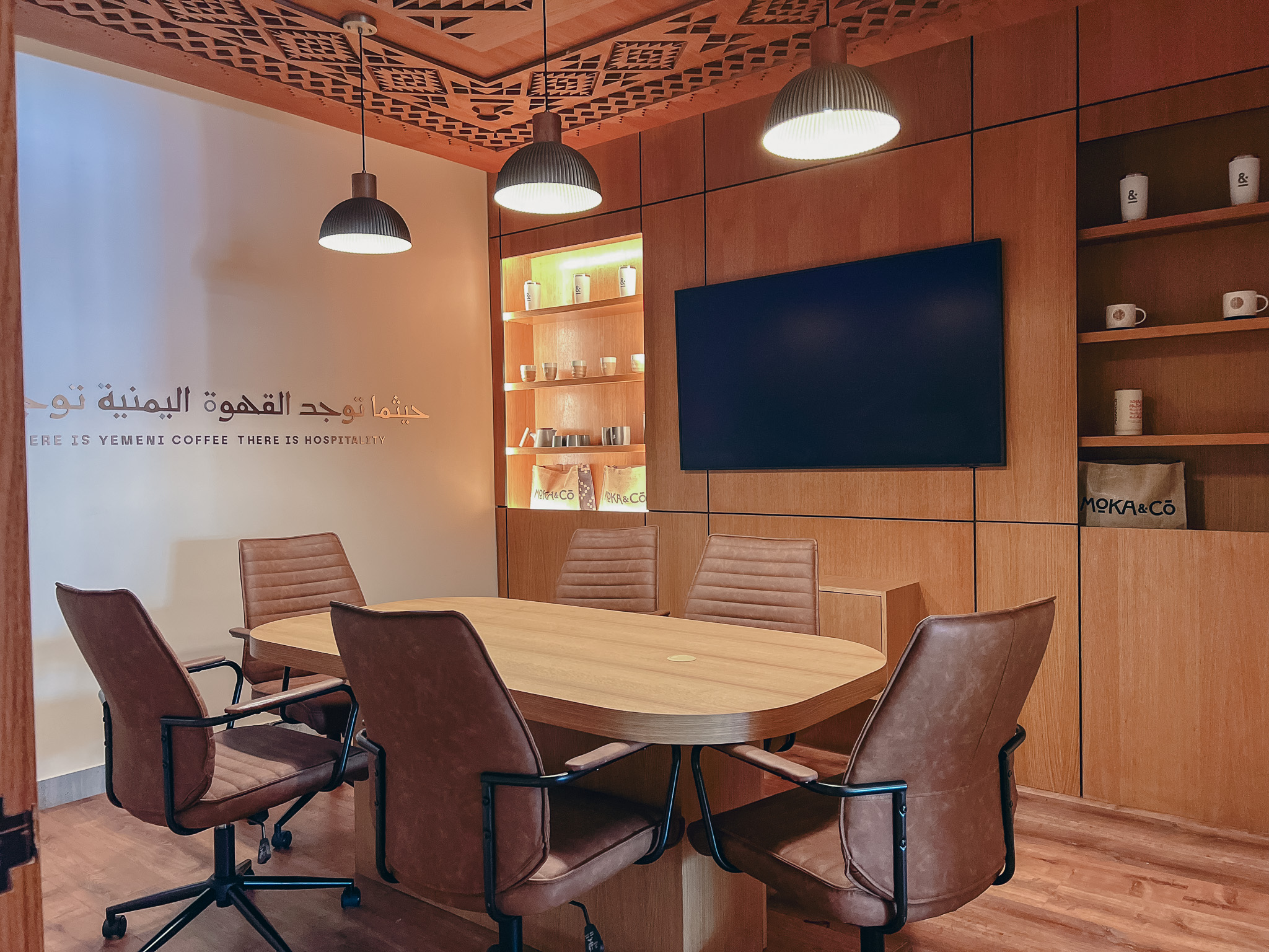 Meeting Room at Moka and Co in New York Flagship Cafe
