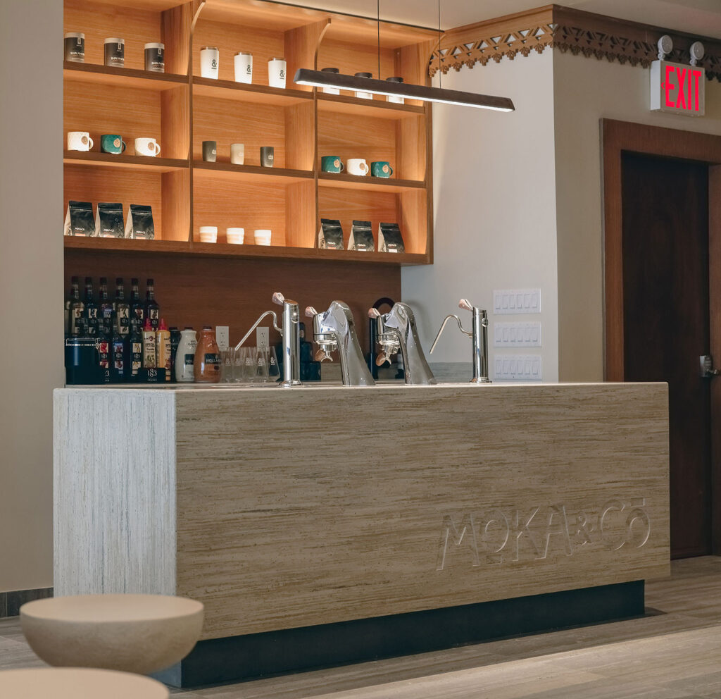 Private event dedicated coffee bar Manhattan New York