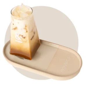 Moka and Co iced biscoff lattee