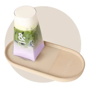 Moka and Co iced lavender matcha