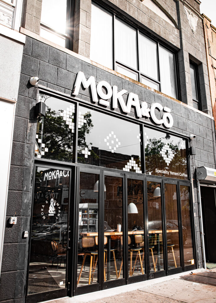 Astoria Moka & Co Yemeni Cafe Store Front in New York City