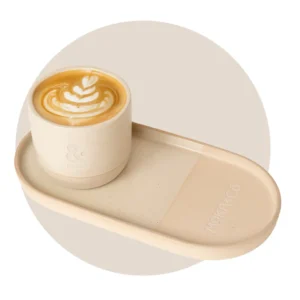 Moka and Co saffron latte