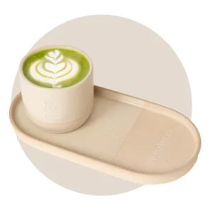 Moka and Co strawberry matcha latte