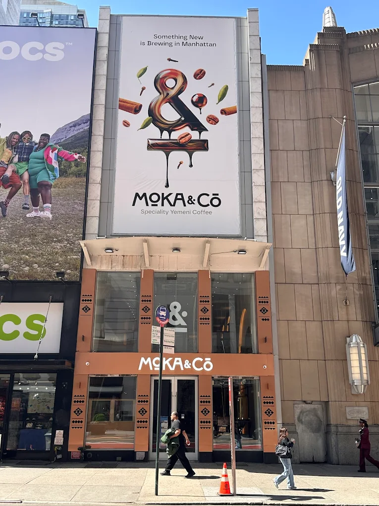 Moka and Co 34 street store front